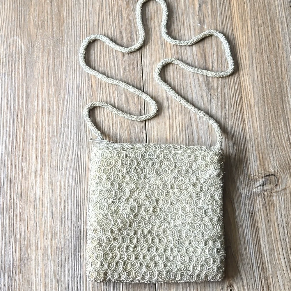 Vintage Beaded Shoulder Bag